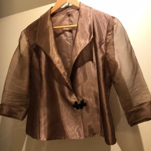 Custom Made Chiffon Jacket - New